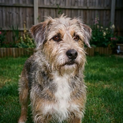 An everyday snapshot of a dog, the photo a customer uploads